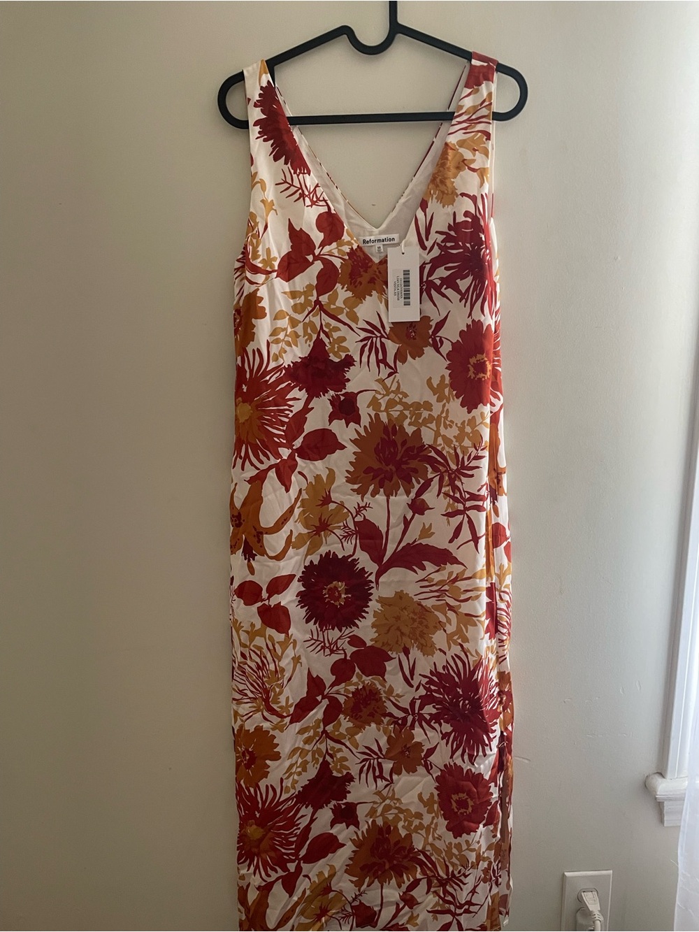 Reformation Lian Silk Dress